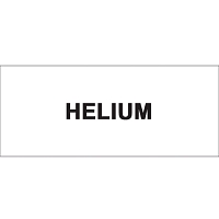 Značka Helium, fólie, 62 × 148 mm